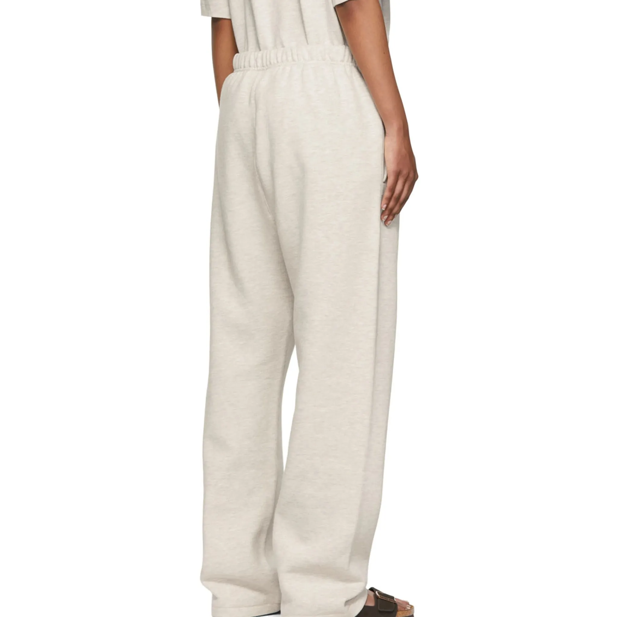 Fear Of God Essentials Relaxed Light Oatmeal Sweatpants (SS22)< Bottoms|Sweatpants