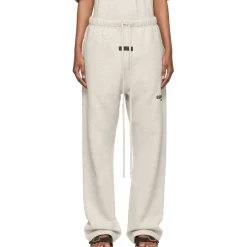 Fear Of God Essentials Relaxed Light Oatmeal Sweatpants (SS22)< Bottoms|Sweatpants