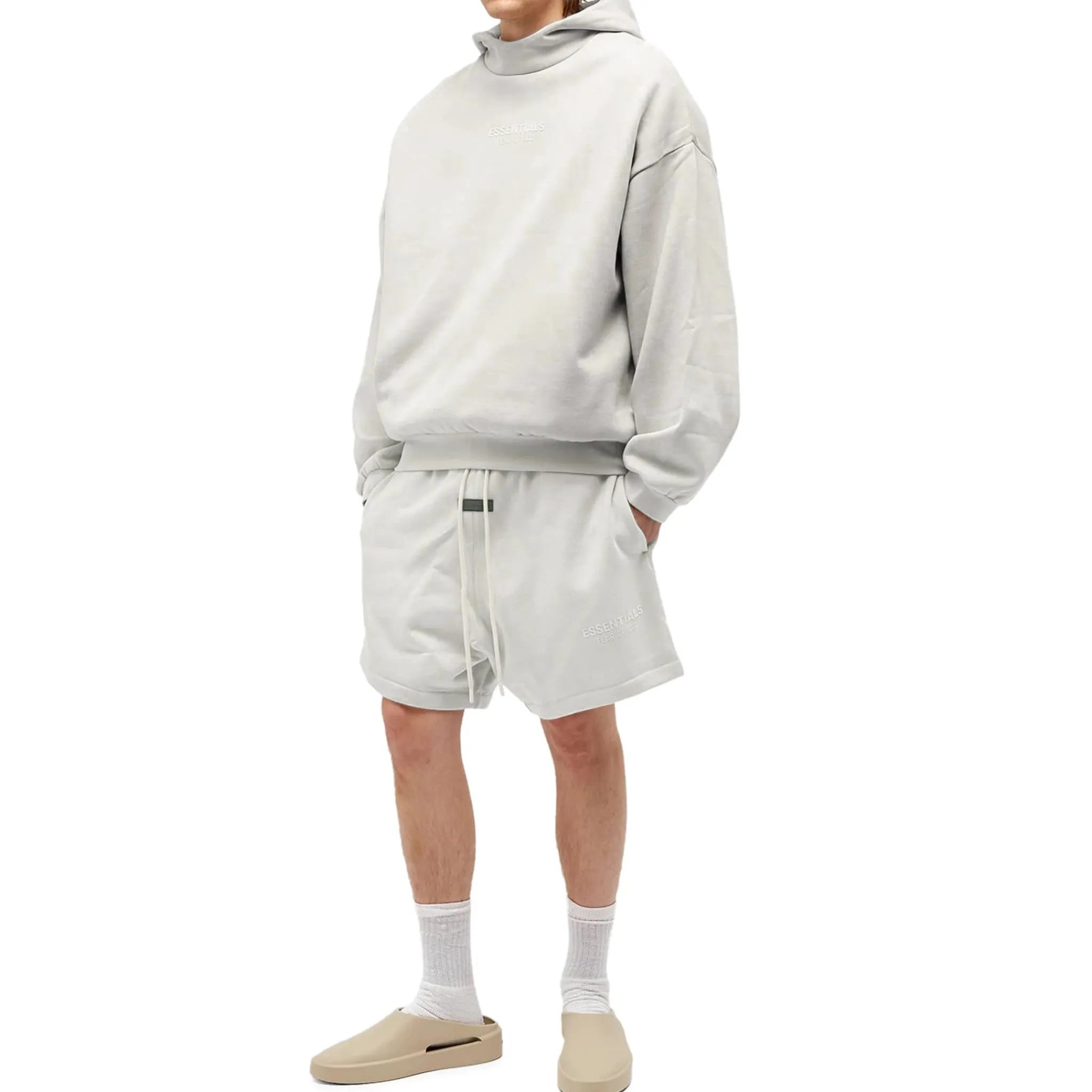 Fear Of God Essentials Silver Cloud Shorts (FW23)< Shorts|Matching Sets