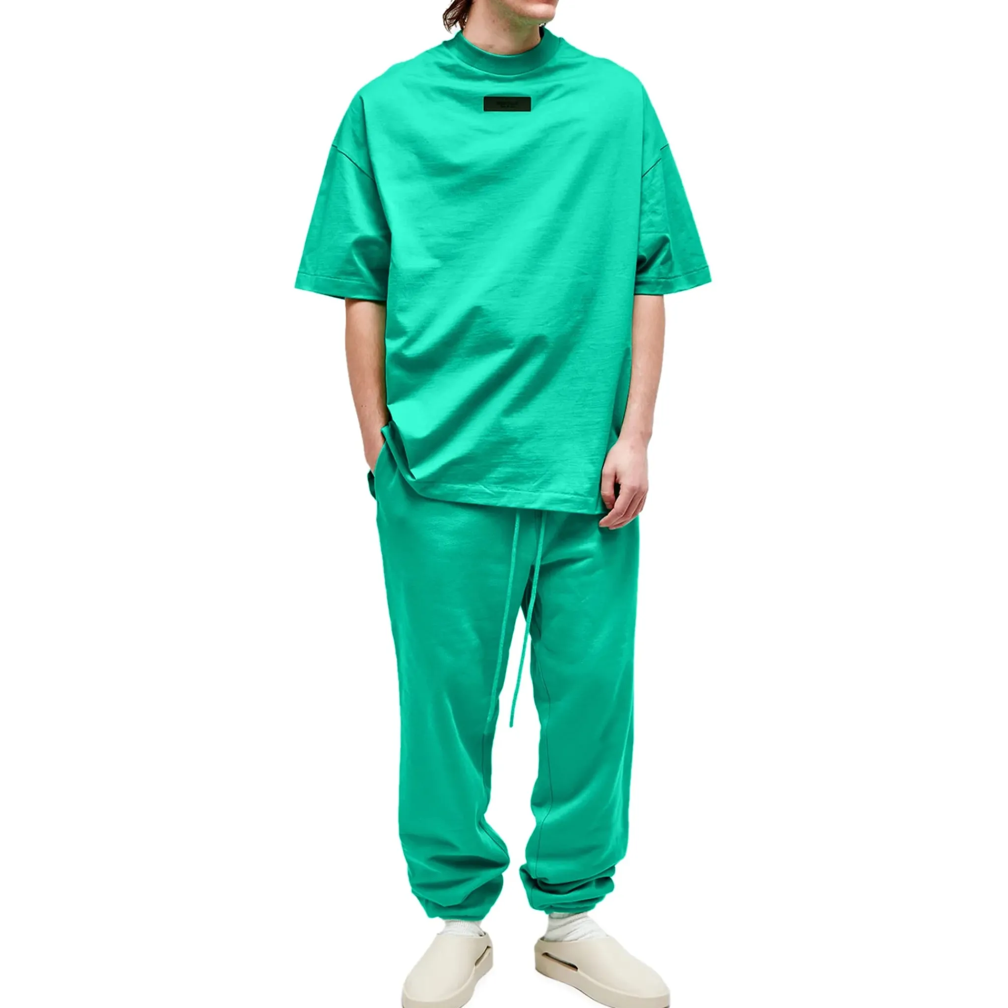 Fear Of God Essentials SS Mint Leaf T Shirt (FW23)< T-shirts