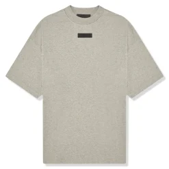 Fear Of God Essentials SS Dark Heather Oatmeal T Shirt (FW23)< Matching Sets|T-shirts