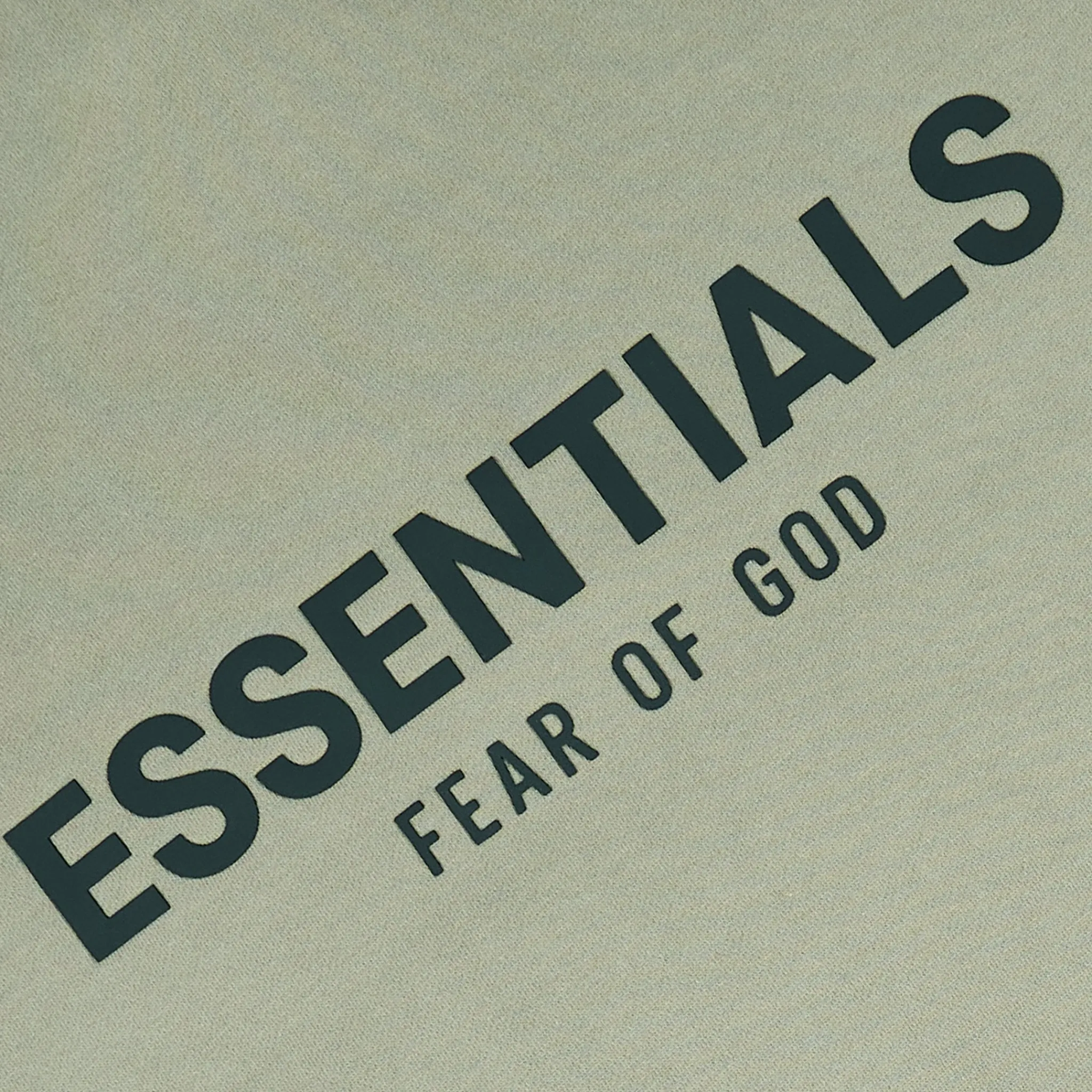 Fear Of God Essentials Taupe Reverse Logo Half Zip Sweatshirt (SS21)< Sweatshirts & Hoodies