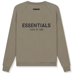 Fear Of God Essentials Taupe Crewneck (SS21)< Sweatshirts & Hoodies