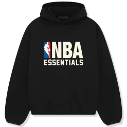 Fear Of God Essentials x NBA Black Hoodie< Sweatshirts & Hoodies