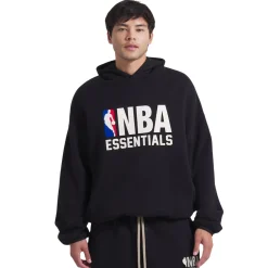 Fear Of God Essentials x NBA Black Hoodie< Sweatshirts & Hoodies