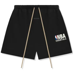 Fear Of God Essentials x NBA Black Shorts< Shorts
