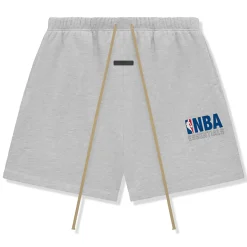 Fear Of God Essentials x NBA Light Heather Shorts< Shorts