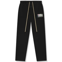 Fear Of God Essentials x NBA Relaxed Black Sweatpants< Bottoms|Sweatpants