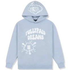 Fully Paid Dreams Sky Blue White Hoodie< Sweatshirts & Hoodies