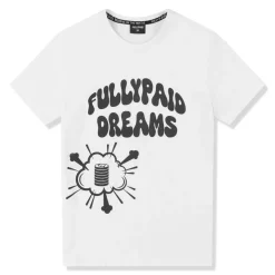 Fully Paid Dreams White Black Oversized T Shirt< T-shirts