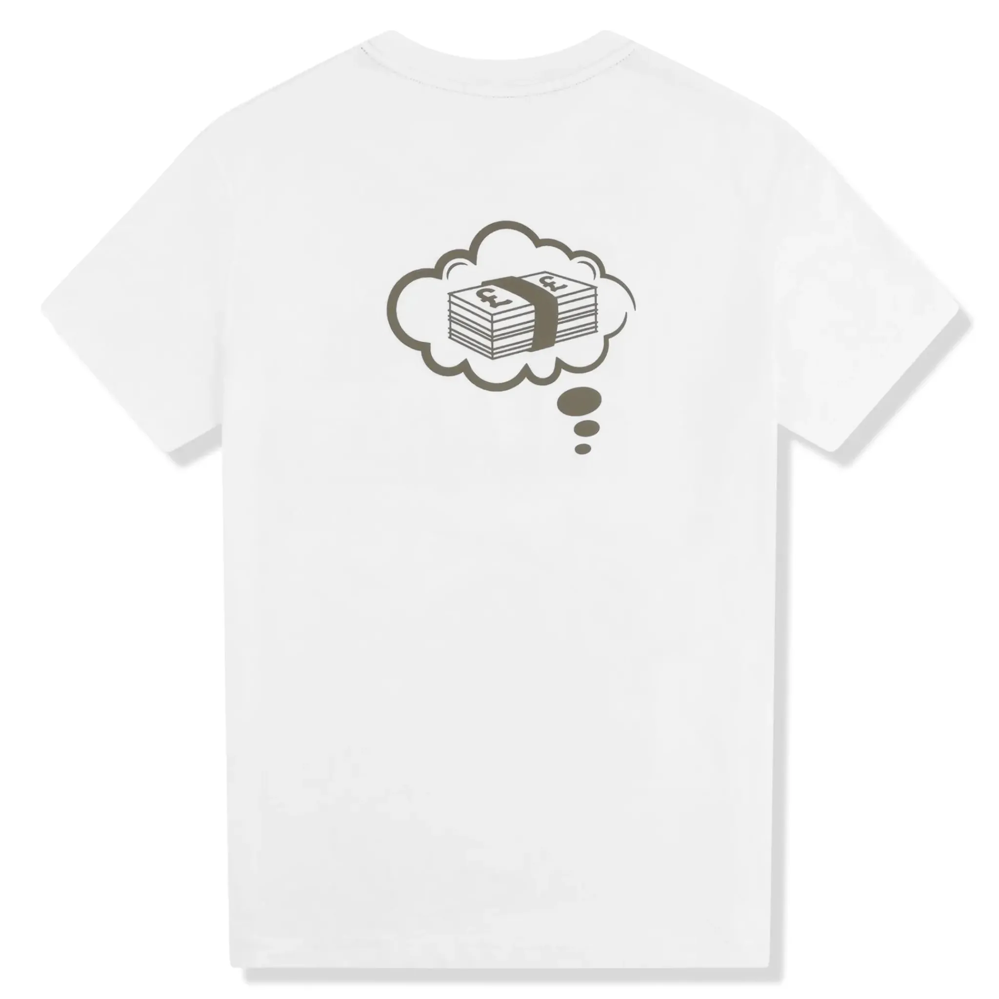 Fully Paid Dreams White Khaki Oversized T Shirt< T-shirts
