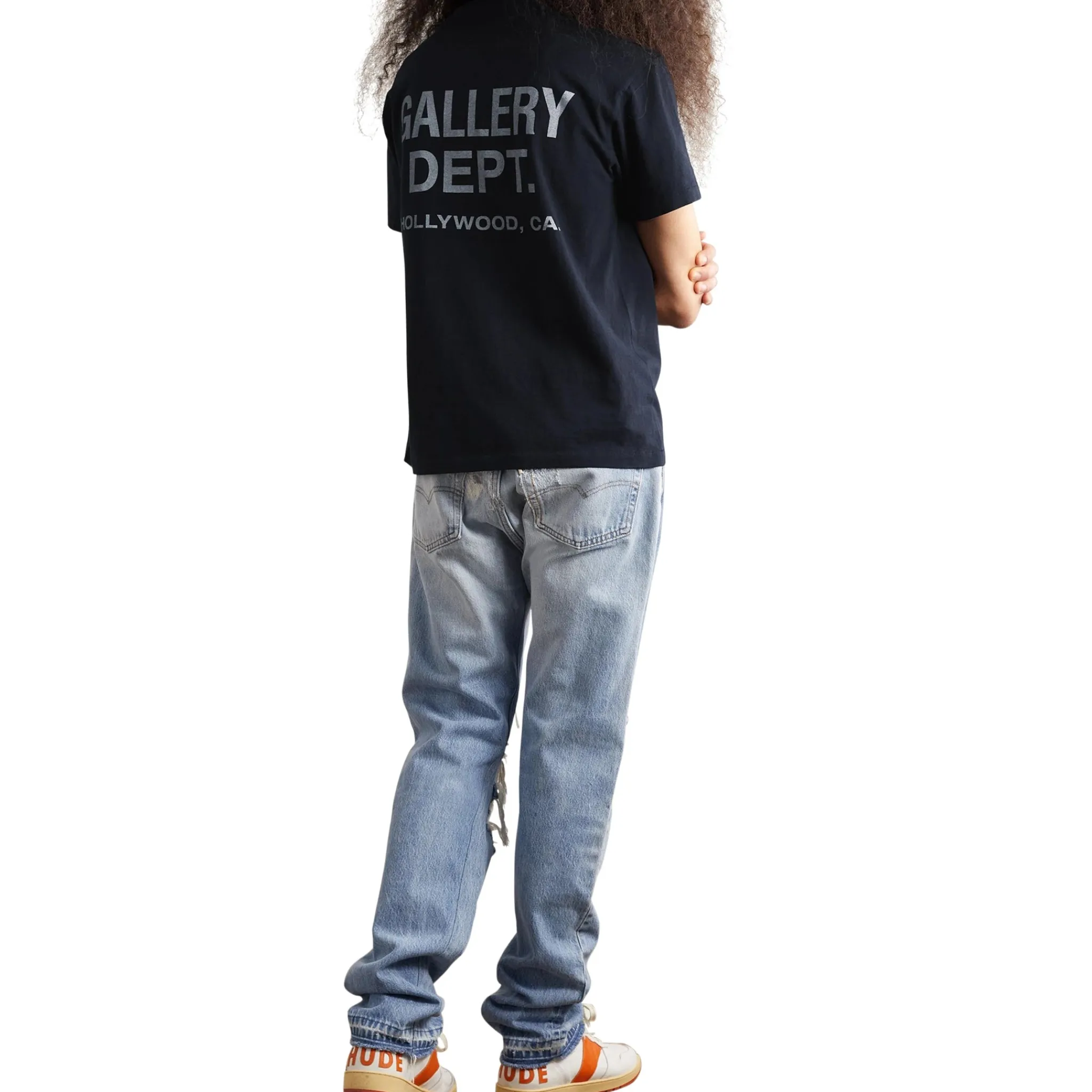 Gallery Dept. Souvenir Logo Dark Grey T Shirt< T-shirts