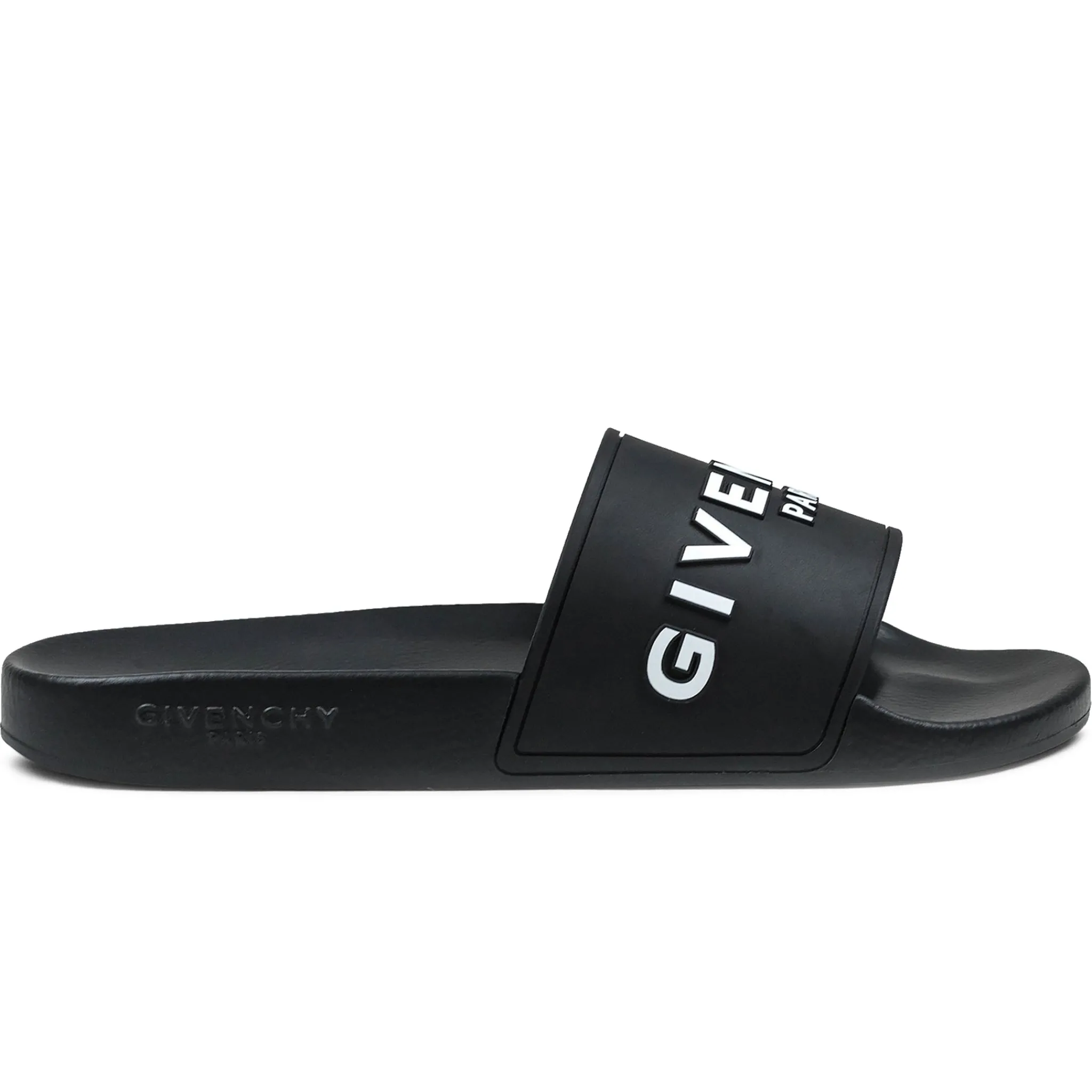 Givenchy Paris 3D Black Pool Slides< Black Trainers|Sandals & Slides