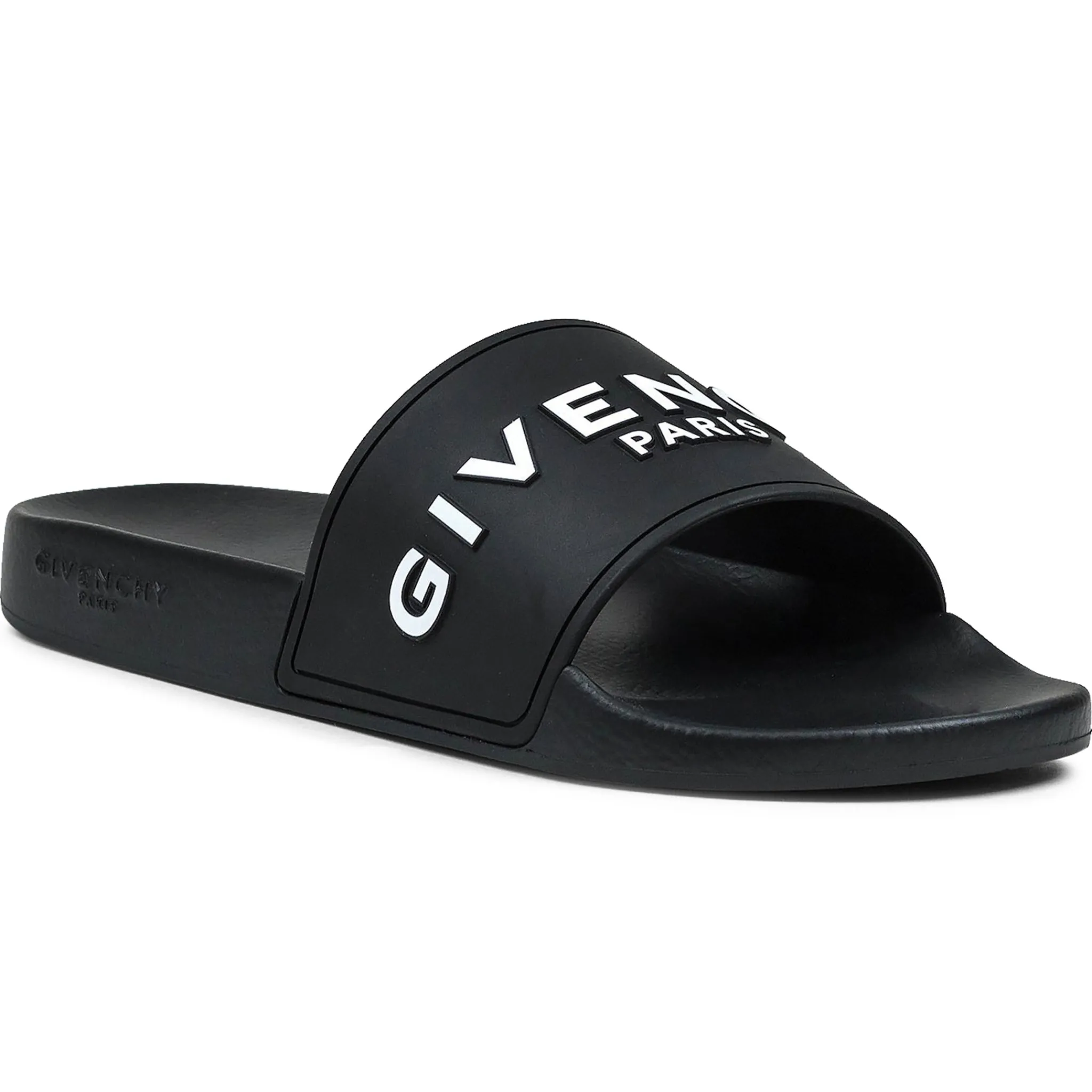 Givenchy Paris 3D Black Pool Slides< Black Trainers|Sandals & Slides