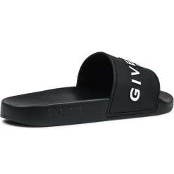 Givenchy Paris 3D Black Pool Slides< Black Trainers|Sandals & Slides