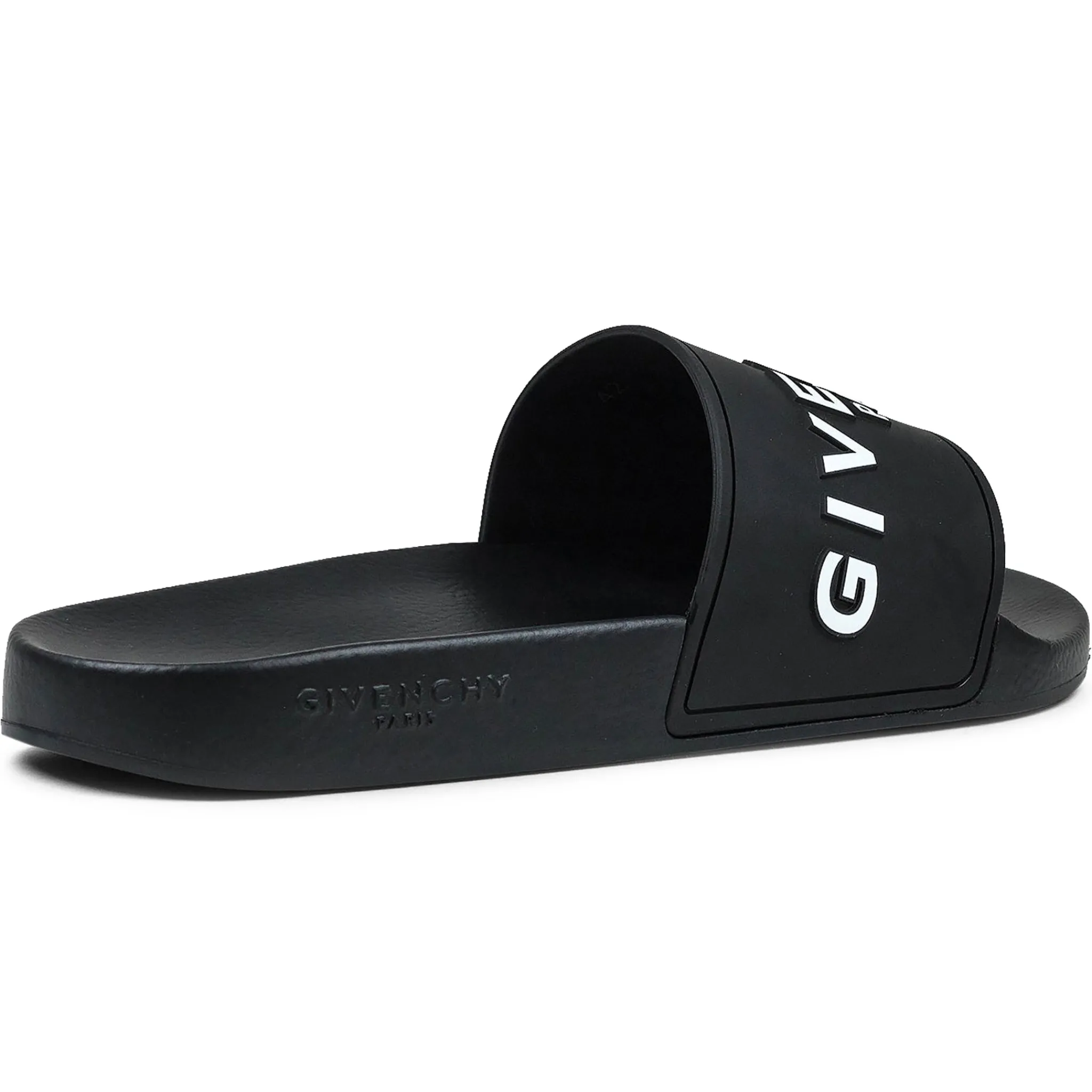 Givenchy Paris 3D Black Pool Slides< Black Trainers|Sandals & Slides