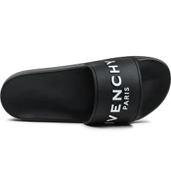 Givenchy Paris 3D Black Pool Slides< Black Trainers|Sandals & Slides