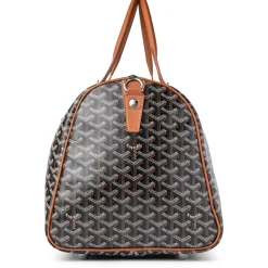 Goyard Boston 50 Black Tan Bag With Strap< Bags