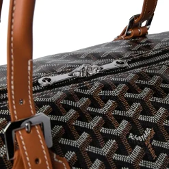 Goyard Boston 50 Black Tan Bag With Strap< Bags