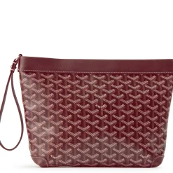 Goyard Conti Burgundy Pouch< Bags