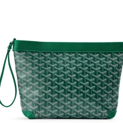 Goyard Conti Green Pouch< Bags