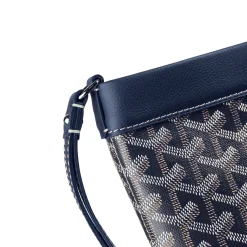 Goyard Conti Navy Blue Pouch< Bags