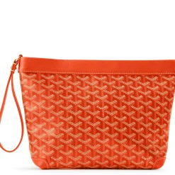 Goyard Conti Orange Pouch< Bags