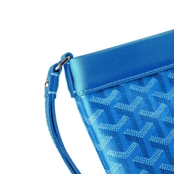 Goyard Conti Sky Blue Pouch< Bags