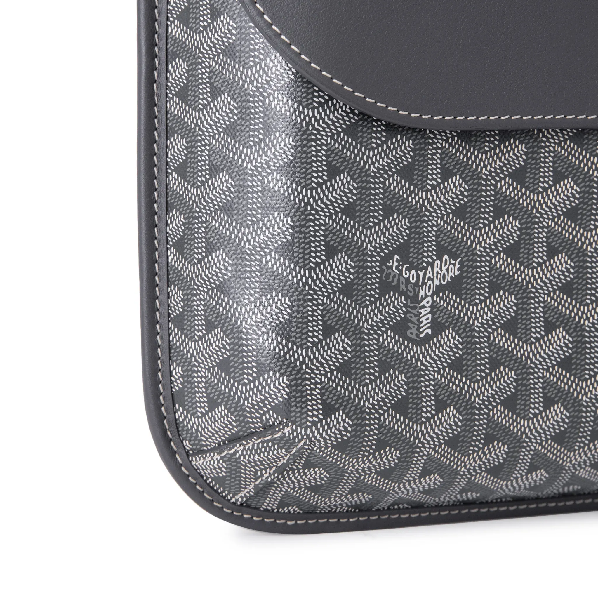 Goyard Coursier Grey Messenger Bag< Cross Body Bags|Bags