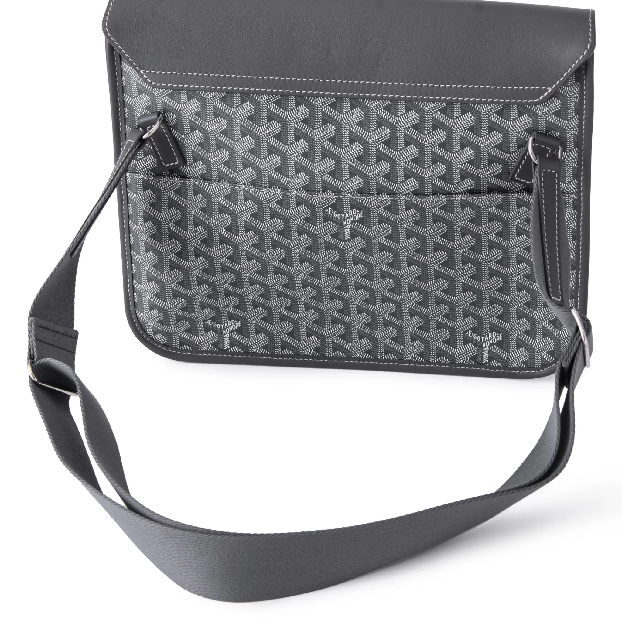 Goyard Coursier Grey Messenger Bag< Cross Body Bags|Bags