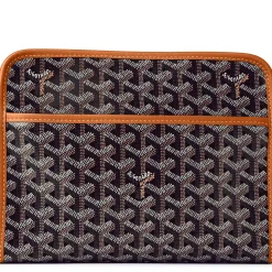 Goyard Jouvence MM Black/Tan Washbag< Wash Bags