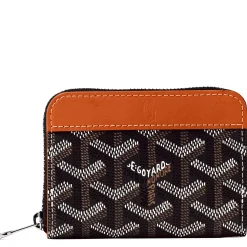 Goyard Matignon Black Tan Mini Wallet< Wallets & Card Holders