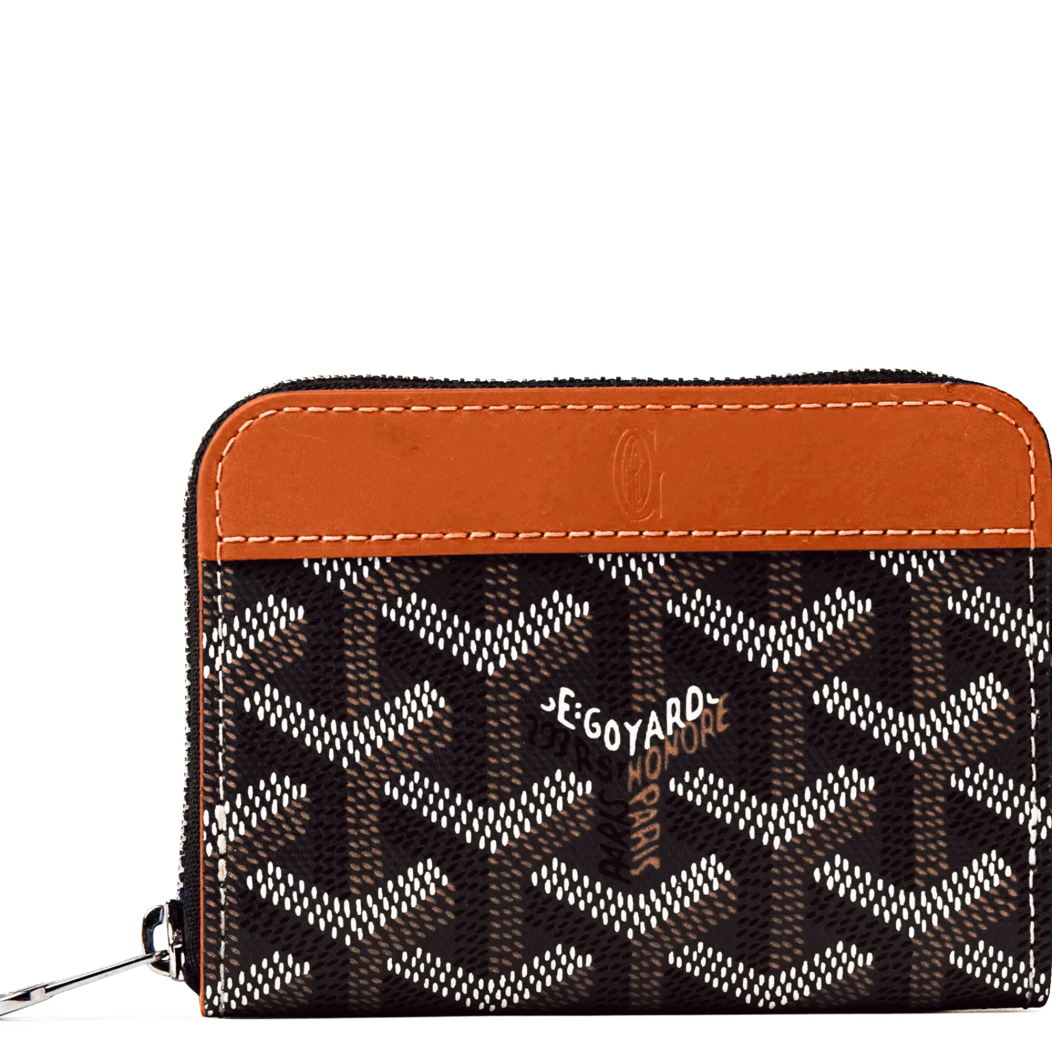Goyard Matignon Black Tan Mini Wallet< Wallets & Card Holders