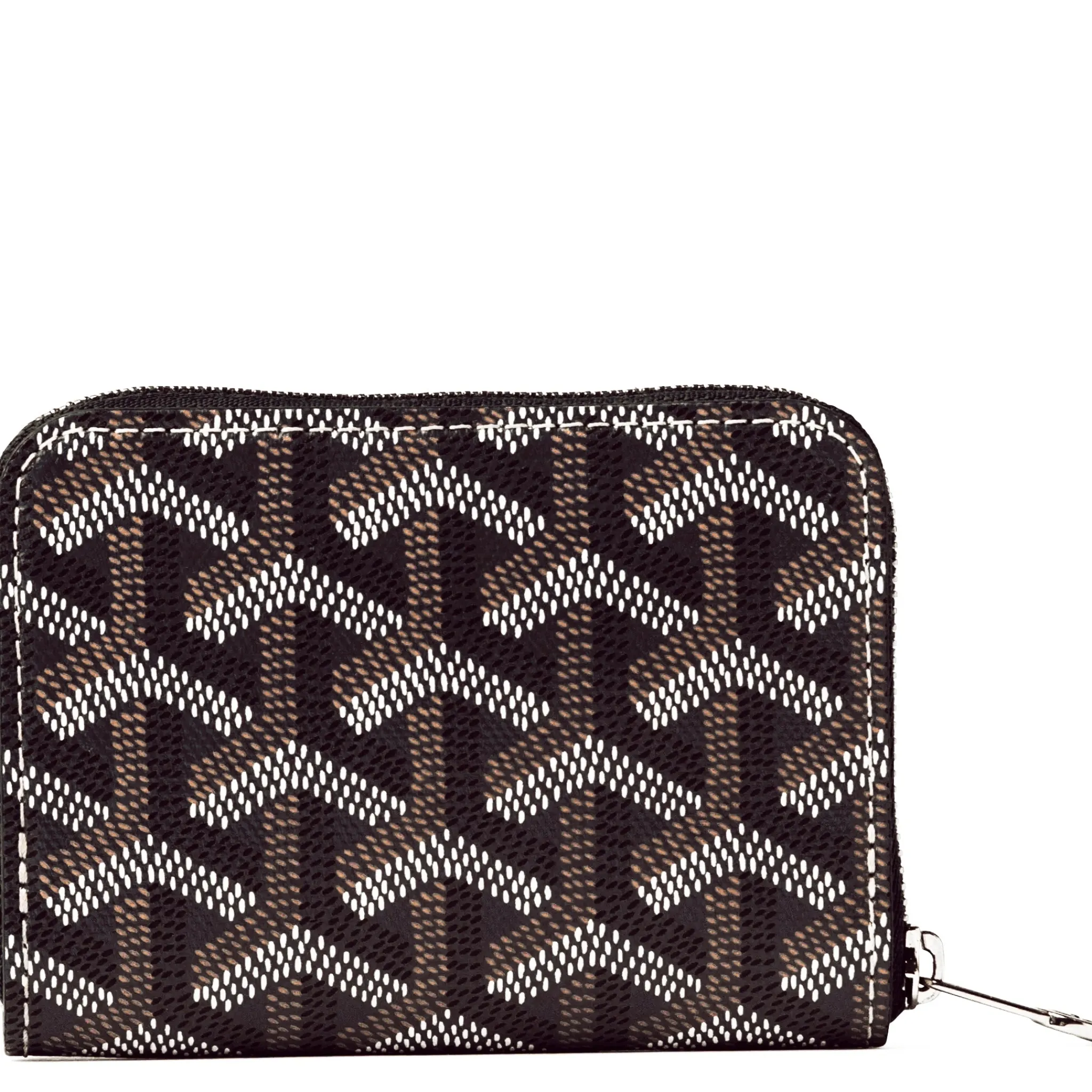 Goyard Matignon Black Tan Mini Wallet< Wallets & Card Holders