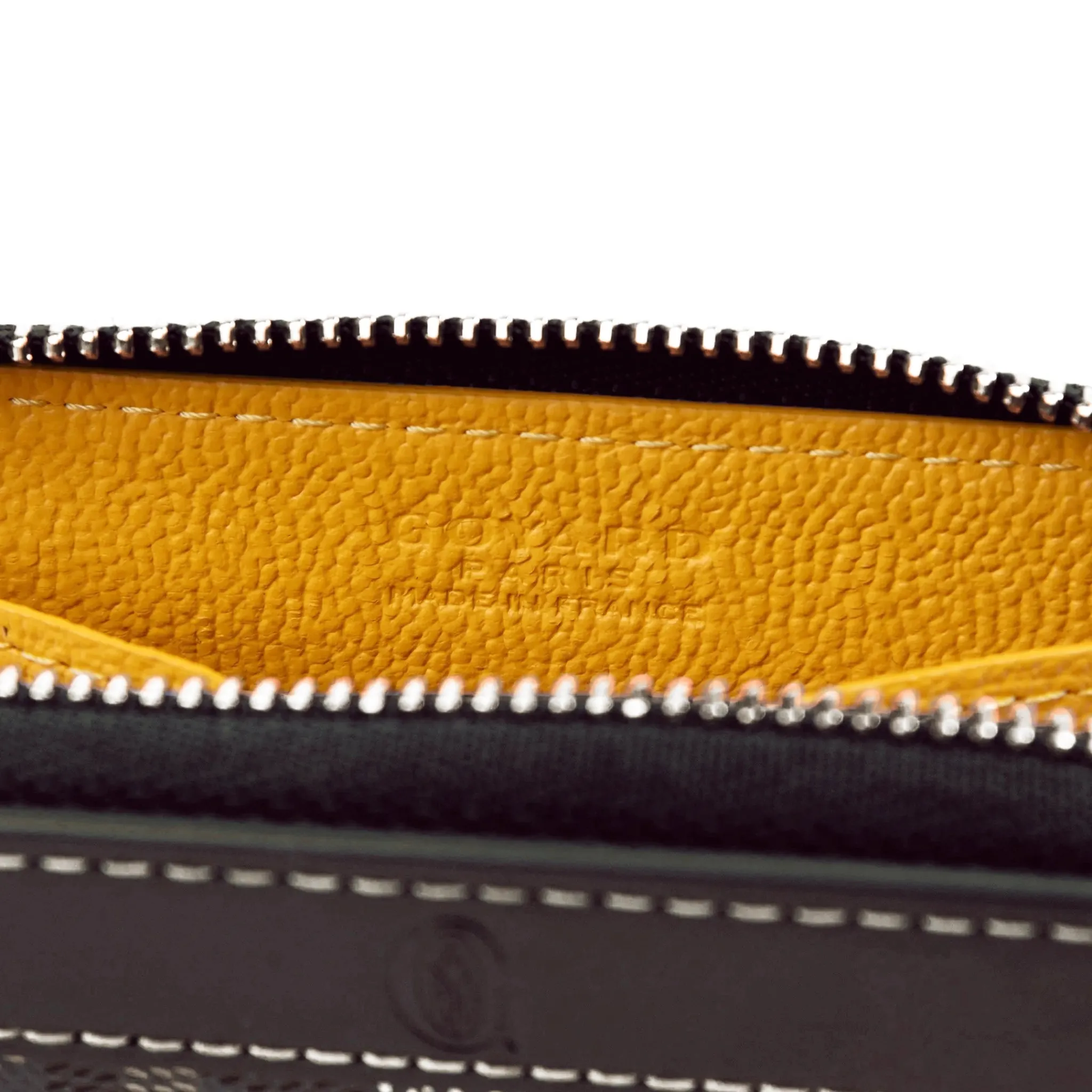 Goyard Matignon Black Tan Mini Wallet< Wallets & Card Holders