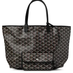 Goyard Saint Louis PM Tote Bag Black< Bags