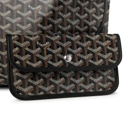 Goyard Saint Louis PM Tote Bag Black< Bags