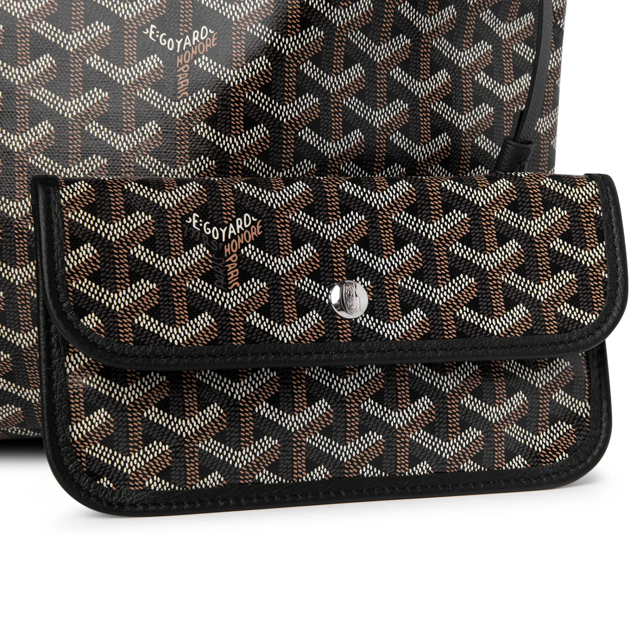 Goyard Saint Louis PM Tote Bag Black< Bags