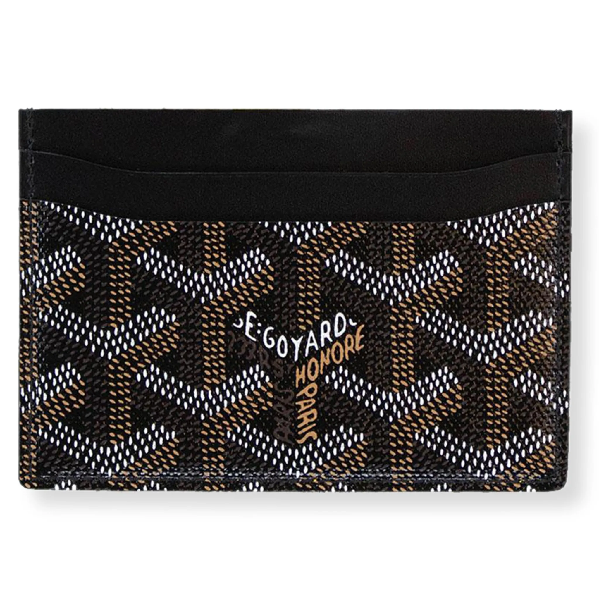 Goyard Saint Sulpice Black Card Holder< Wallets & Card Holders