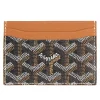 Goyard Saint Sulpice Black/Tan Card Holder< Wallets & Card Holders