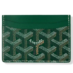Goyard Saint Sulpice Green Card Holder< Wallets & Card Holders
