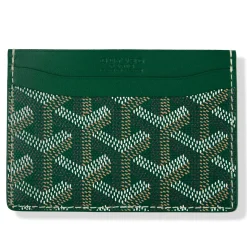 Goyard Saint Sulpice Green Card Holder< Wallets & Card Holders