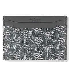 Goyard Saint Sulpice Grey Card Holder< Wallets & Card Holders