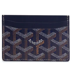 Goyard Saint Sulpice Navy Blue Card Holder< Wallets & Card Holders
