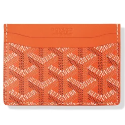 Goyard Saint Sulpice Orange Card Holder< Wallets & Card Holders