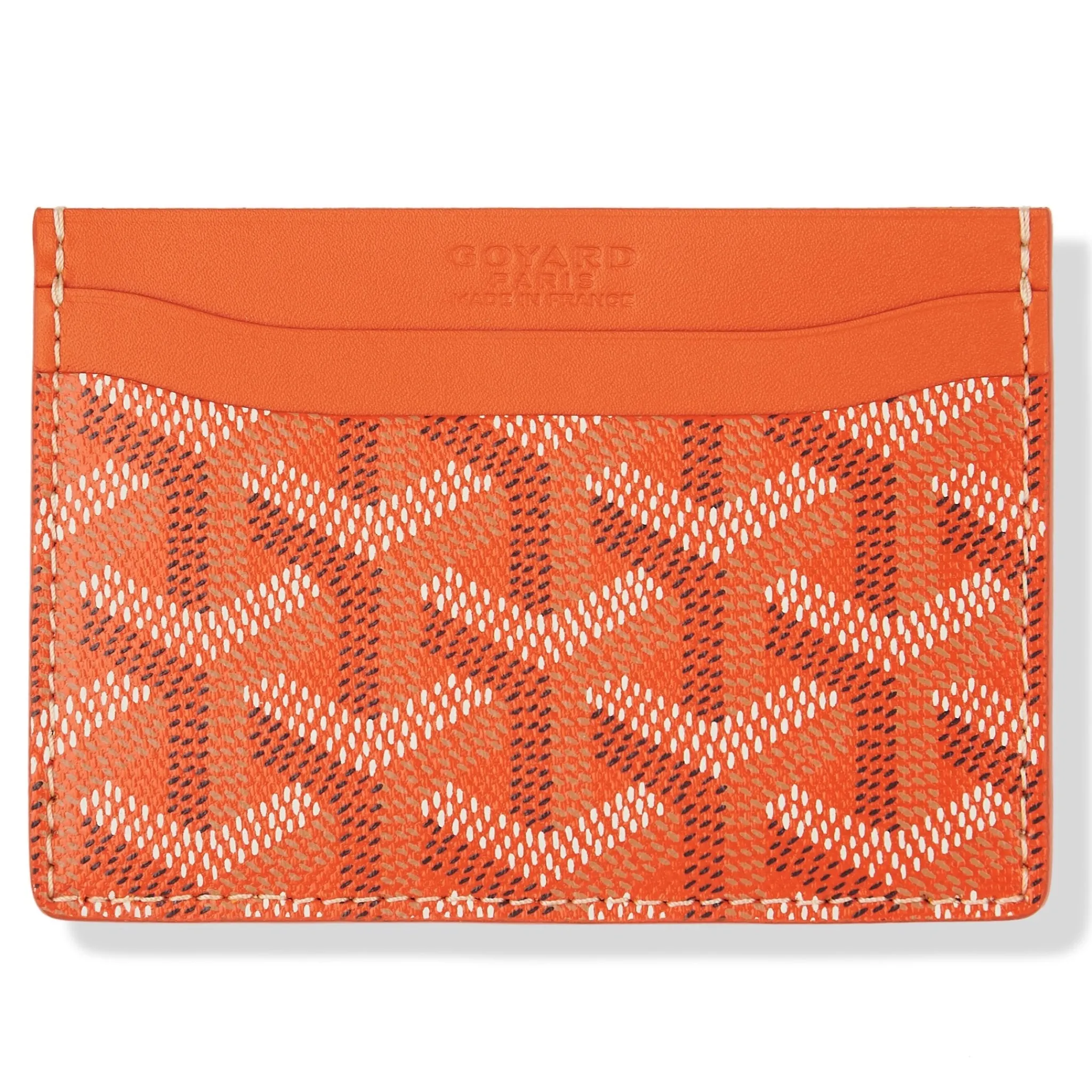 Goyard Saint Sulpice Orange Card Holder< Wallets & Card Holders
