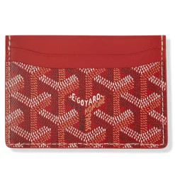 Goyard Saint Sulpice Red Card Holder< Wallets & Card Holders