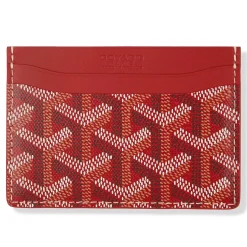 Goyard Saint Sulpice Red Card Holder< Wallets & Card Holders