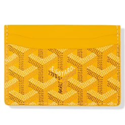 Goyard Saint Sulpice Yellow Card Holder< Wallets & Card Holders
