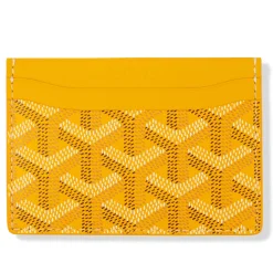 Goyard Saint Sulpice Yellow Card Holder< Wallets & Card Holders